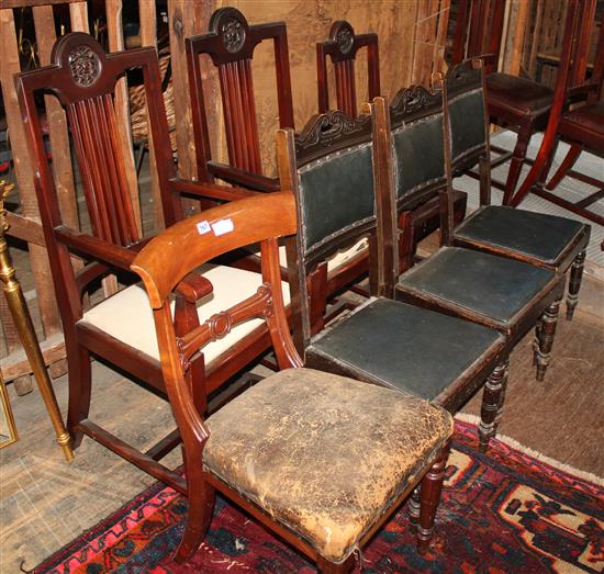 9 various chairs